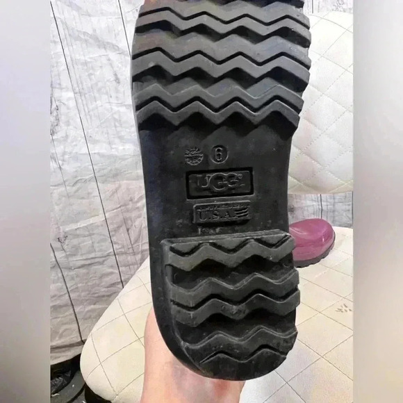 UGG Women's Shaye Rain Boots - Purple Size 6 - Picture 5 of 6